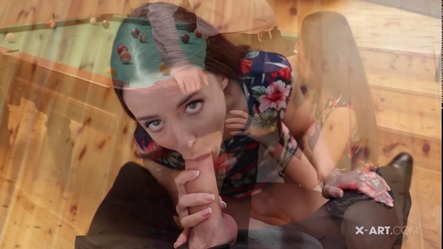 Красивый минет сделала девушка жениху и трахнулась с ним